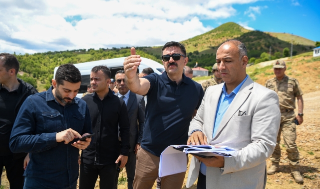 Vali Tekbıyıkoğlu, rezerv yapı alanlarını inceledi