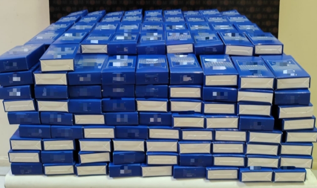 390 paket kaçak sigara ele geçirildi! 1 gözaltı   