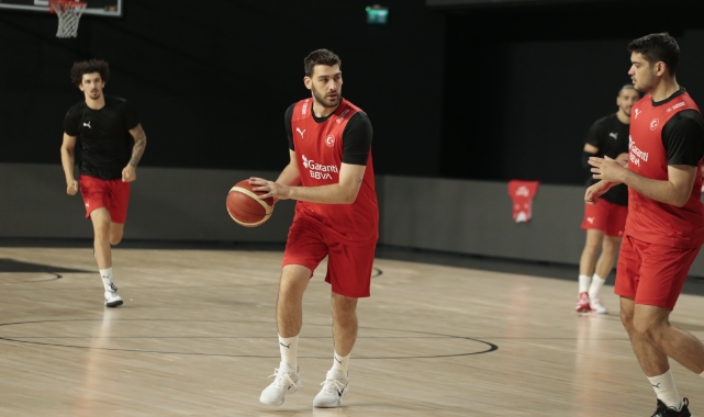 A Milli Erkek Basketbol Takımı, İstanbul'daki çalışmalarını tamamladı!