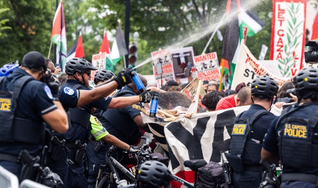 ABD'de Netanyahu karşıtı protesto
