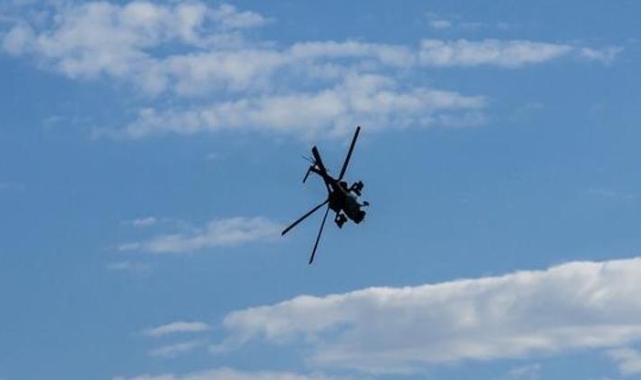 Askeri helikopter düştü, mürettebat öldü