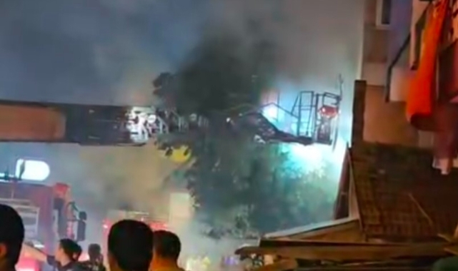 Ataşehir'de yangın paniği