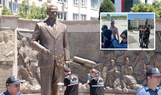 Atatürk anıtına saldırıya istenen ceza belli oldu