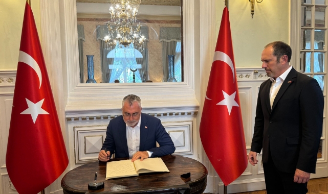 Bakan Işıkhan'dan Türkiye'nin Bükreş Büyükelçiliğine ziyaret!