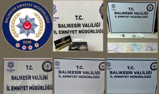 Balıkesir’de uyuşturucu operasyonu!