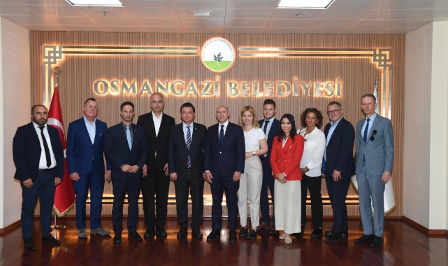 Başkan Aydın, Almanya Hessen eyaleti Bakanı Pentz’i ağırladı