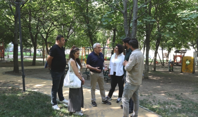 Başkan Şadi Özdemir Nilüfer’in parklarını inceledi