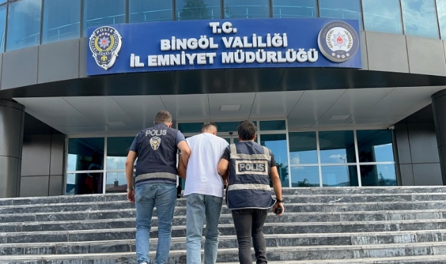 Bingöl’de aranması bulunan şahıs yakalandı!