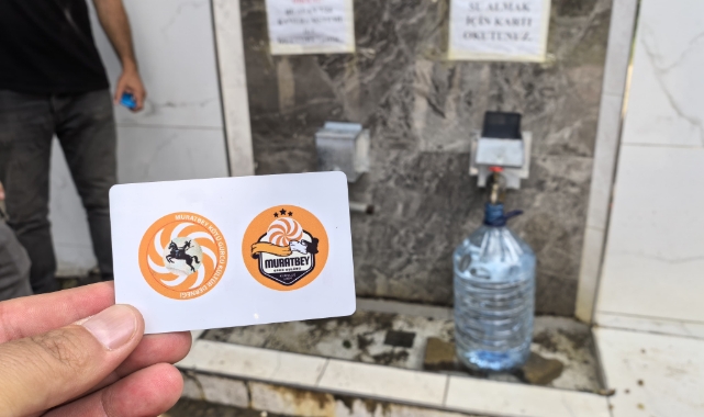 Bu köydeki çeşmeler kartla çalışıyor...  