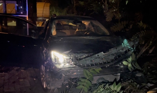 Bursa'da alkol yine kaza getirdi! Kontrolden çıkıp takla attı
