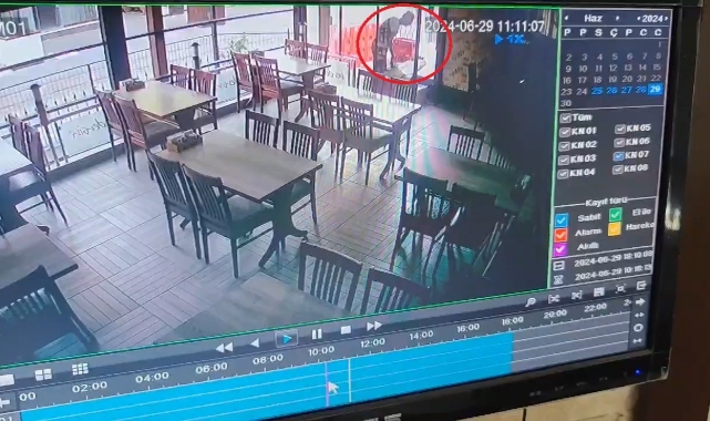 Bursa'da güpegündüz meşrubat hırsızlığı!