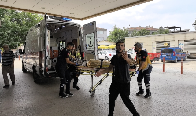 Bursa'da iş makinesine kolunu kaptıran işçi yaralandı