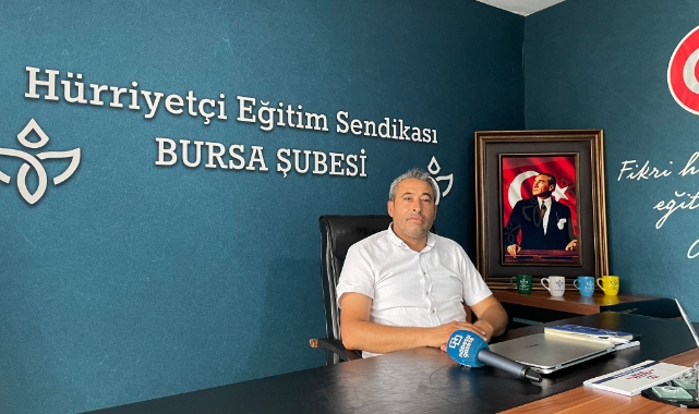 Selahattin Gürses: "Bursa il Milli Eğitim Müdürlüğü yandaşa koltuk ayarlama mecrası değil"