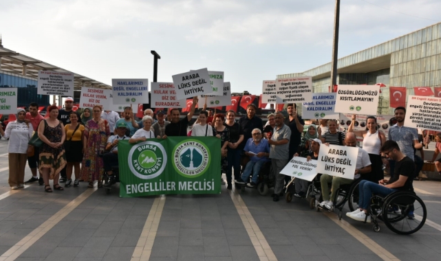 Bursa Kent Konseyi Engelliler Meclisi'nden ‘ÖTV' çağrısı
