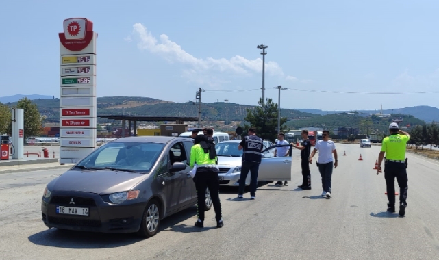 Bursa polisi sahillerde kuş uçurtmuyor