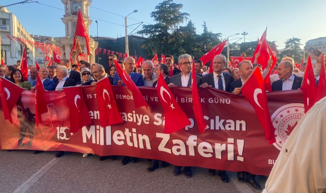 Bursa Valiliği'nden '15 Temmuz' yürüyüşü!