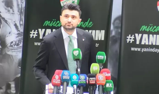 Bursaspor Başkanı Enes Çelik'ten sert tepki!