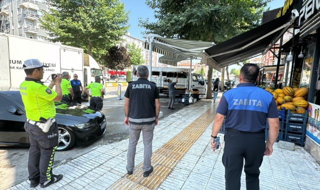 Çorum'da zabıta ekipleri işgaliye denetimine hız verdi