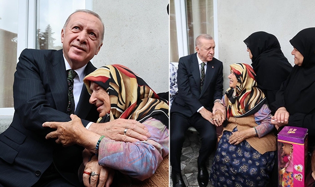 Cumhurbaşkanı Erdoğan'dan komşu ziyareti