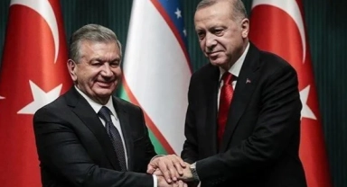 Cumhurbaşkanı Erdoğan, Özbekistanlı mevkidaşı ile görüştü