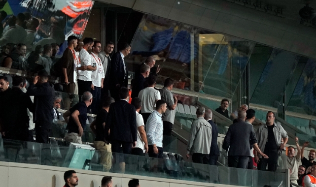 Cumhurbaşkanı Recep Tayyip Erdoğan, Başakşehir - La Fiorita maçını izledi