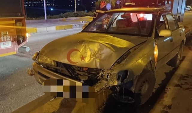 Denizli'de otomobil refüje çıktı!