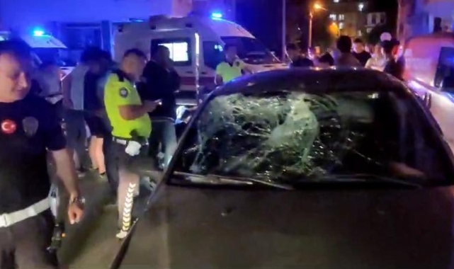 Ehliyetsiz sürücü motosiklete çarptı