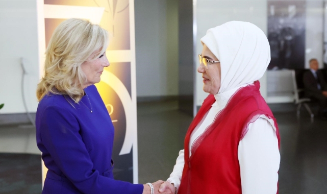 Emine Erdoğan, Jill Biden'ın ev sahipliğindeki resepsiyona katıldı!