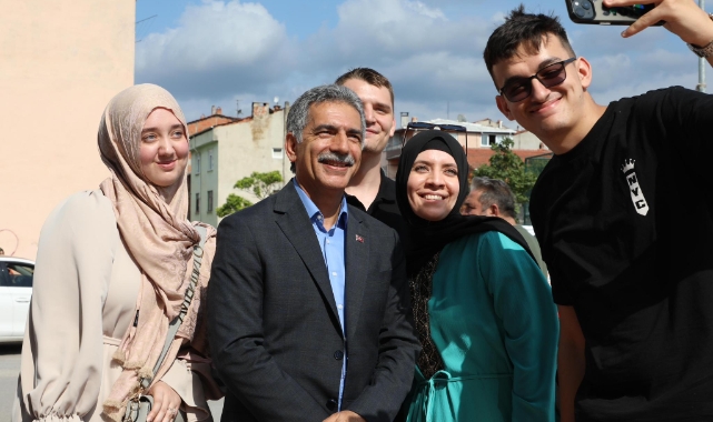 Erasmus Projesi katılımcılarından Başkan Deviren’e ziyaret!