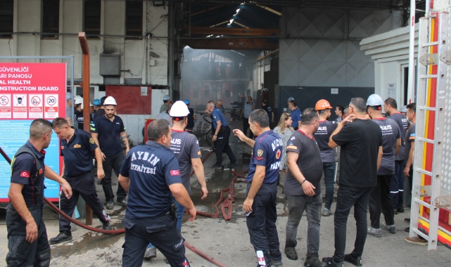 Fabrikada yangın paniği! 9 kişi dumandan etkilendi