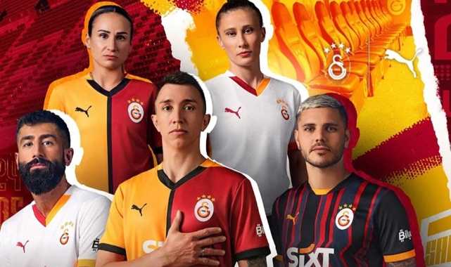 Galatasaray'da yeni sezon formaları tanıtıldı!