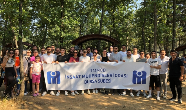 Genç inşaat mühendisleri piknikte buluştu