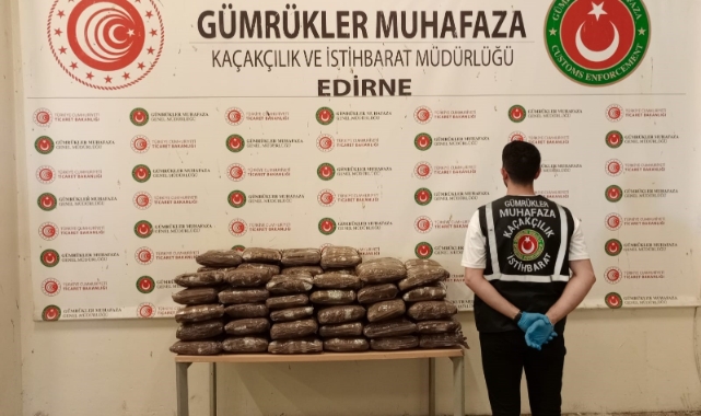 Gümrük Muhafaza ekipleri uyuşturucuya geçit vermedi