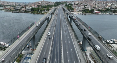 Haliç Köprüsü'nde kilometrelerce araç kuyruğu oluştu