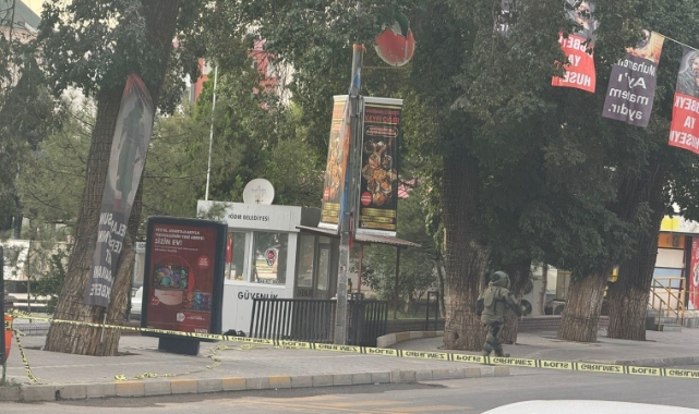 Iğdır'da şüpheli çanta paniği!