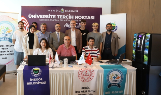 İnegöl protokolü üniversite adaylarına moral depoladı