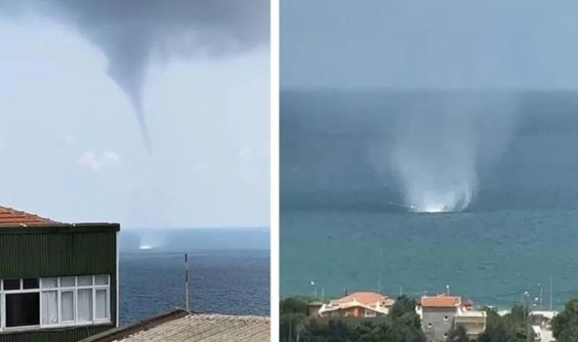İstanbul'da hortum çıktı!