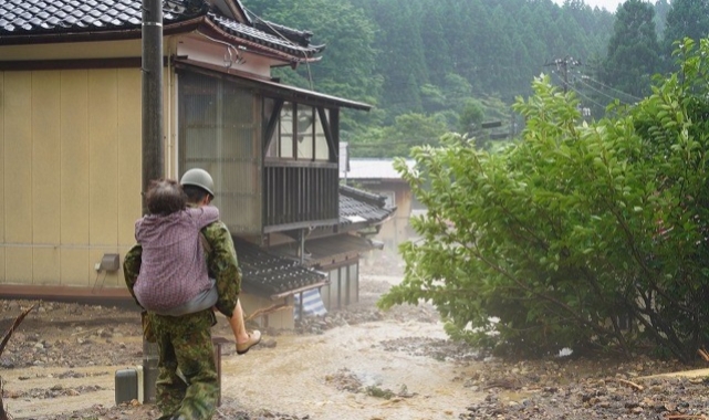 Japonya'da şiddetli yağış: 2 ölü 2 kayıp!