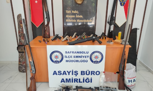 Kaçak silah tamiri yapan atölyeye baskın!