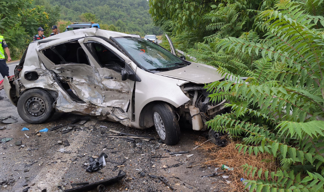 Kayganlaşan yolda trafik kazası: 1 ölü, 3 yaralı