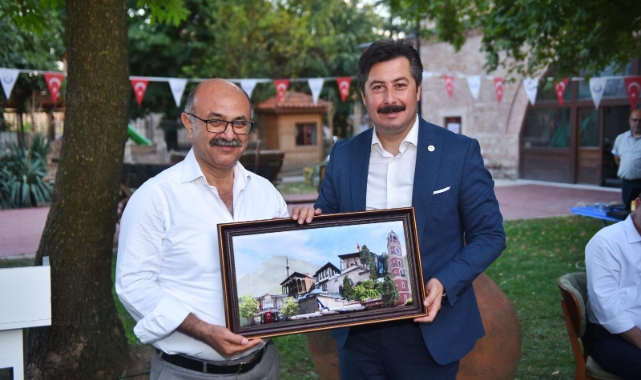 Kaymakam Mustafa Güney'e veda yemeği