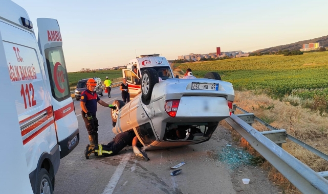 Keşan'da feci kaza! 2’si çocuk 4 kişi yaralandı