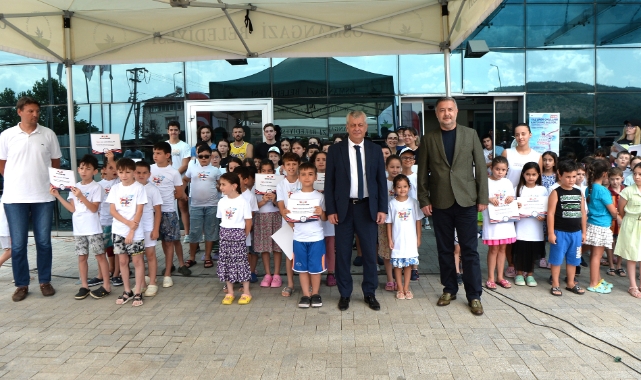 Küçük kulaçların sertifika heyecanı