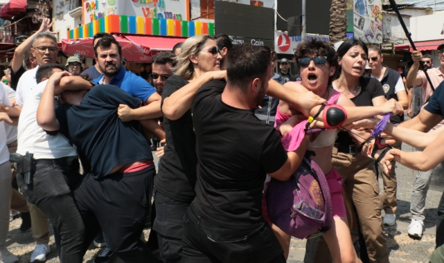 LGBT açıklamasına 4 gözaltı