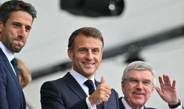 Macron'dan açılış töreni sonrası teşekkür mesajı