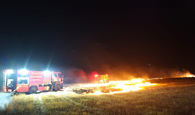 Malatya'da korkutan yangılar
