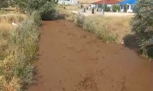 Muş'ta dereler taştı!