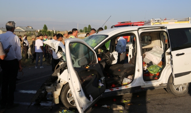 Muş’ta feci kaza: 1 ölü, 1 yaralı