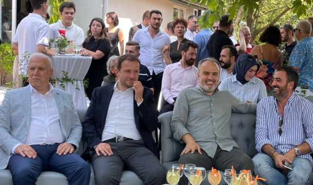 Mustafa Bozbey ve Alinur Aktaş açılışta buluştu