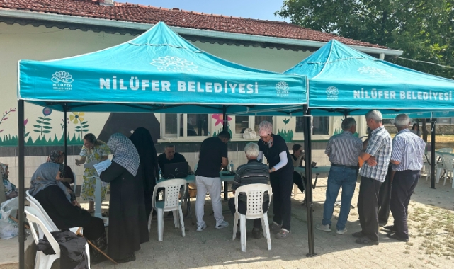 Nilüfer Belediyesi kırsal mahallelerde halkla buluşuyor